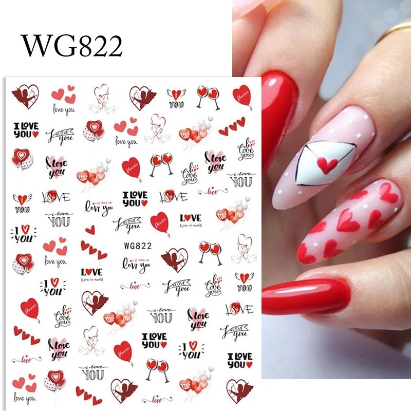 Black White Butterfly 3D Nails Sticker Geometry Decals Flower Gold DIY Decals Designs For Nail Art Manicures Decorations Salon