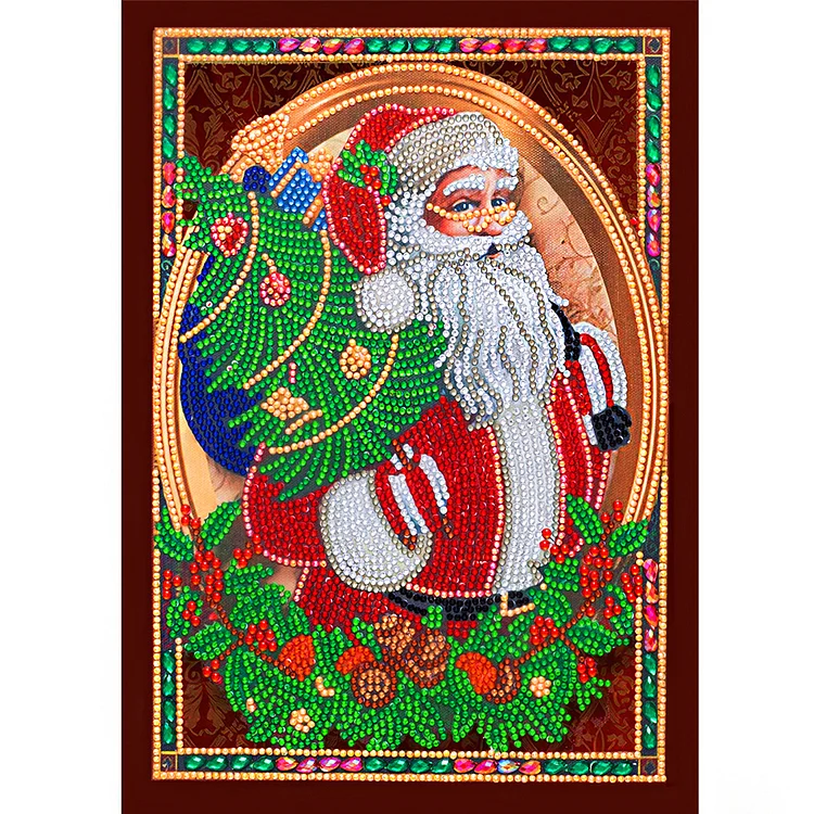 Partial Special-Shaped Diamond Painting - Christmas 30*40CM