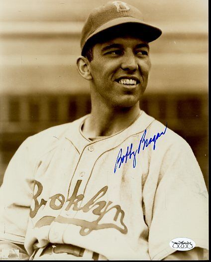 Bobby Bragan Brooklyn Dodgers Signed Jsa Sticker 8x10 Photo Poster painting Authentic Autograph