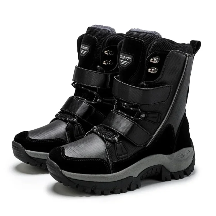 Womens Warm Winter Plush Mid-Calf Waterproof Boots