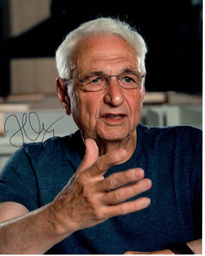 Frank gehry signed autographed Photo Poster painting