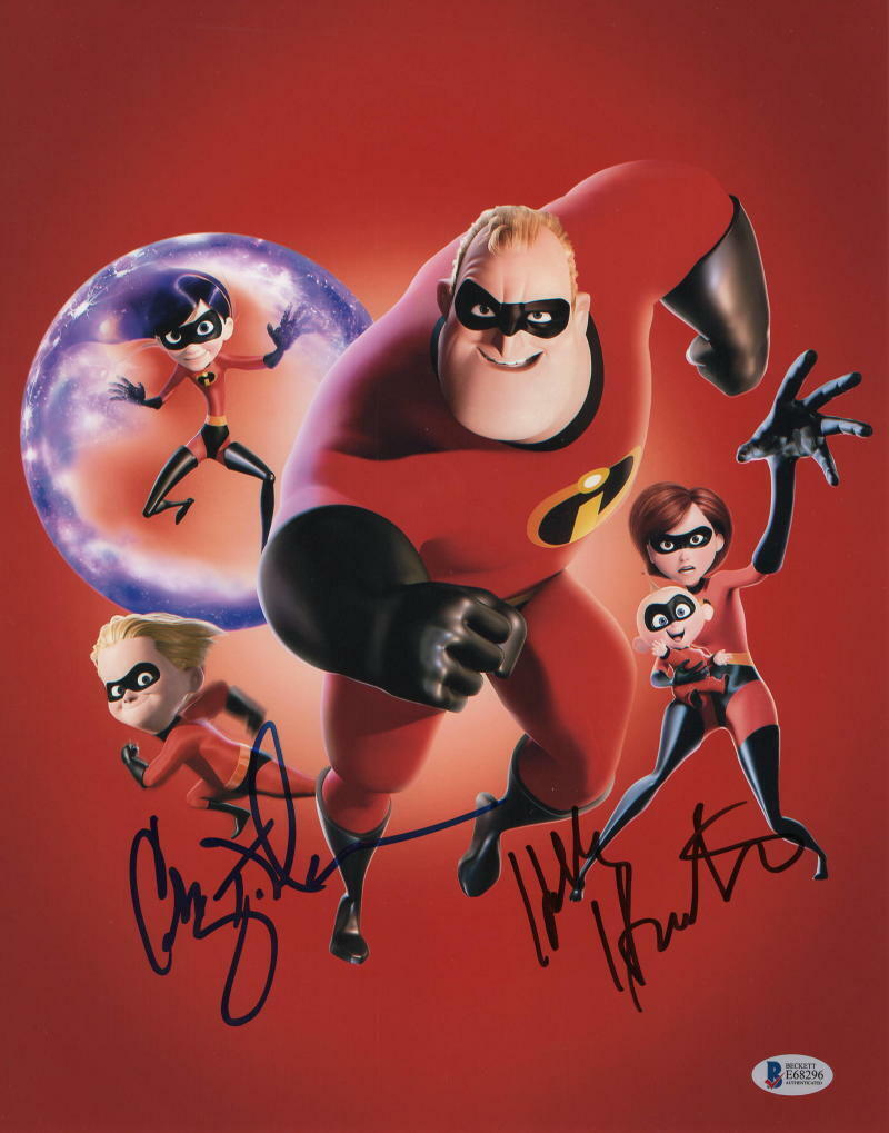 HOLLY HUNTER & CRAIG T NELSON INCREDIBLES SIGNED AUTOGRAPHED 11x14 Photo Poster painting BAS 2