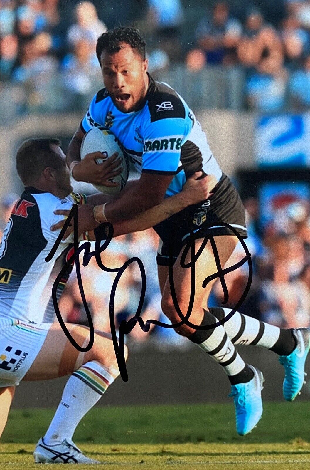 Joseph Paulo Genuine Hand Signed 6X4 Photo Poster painting - Cronulla Sharks 5