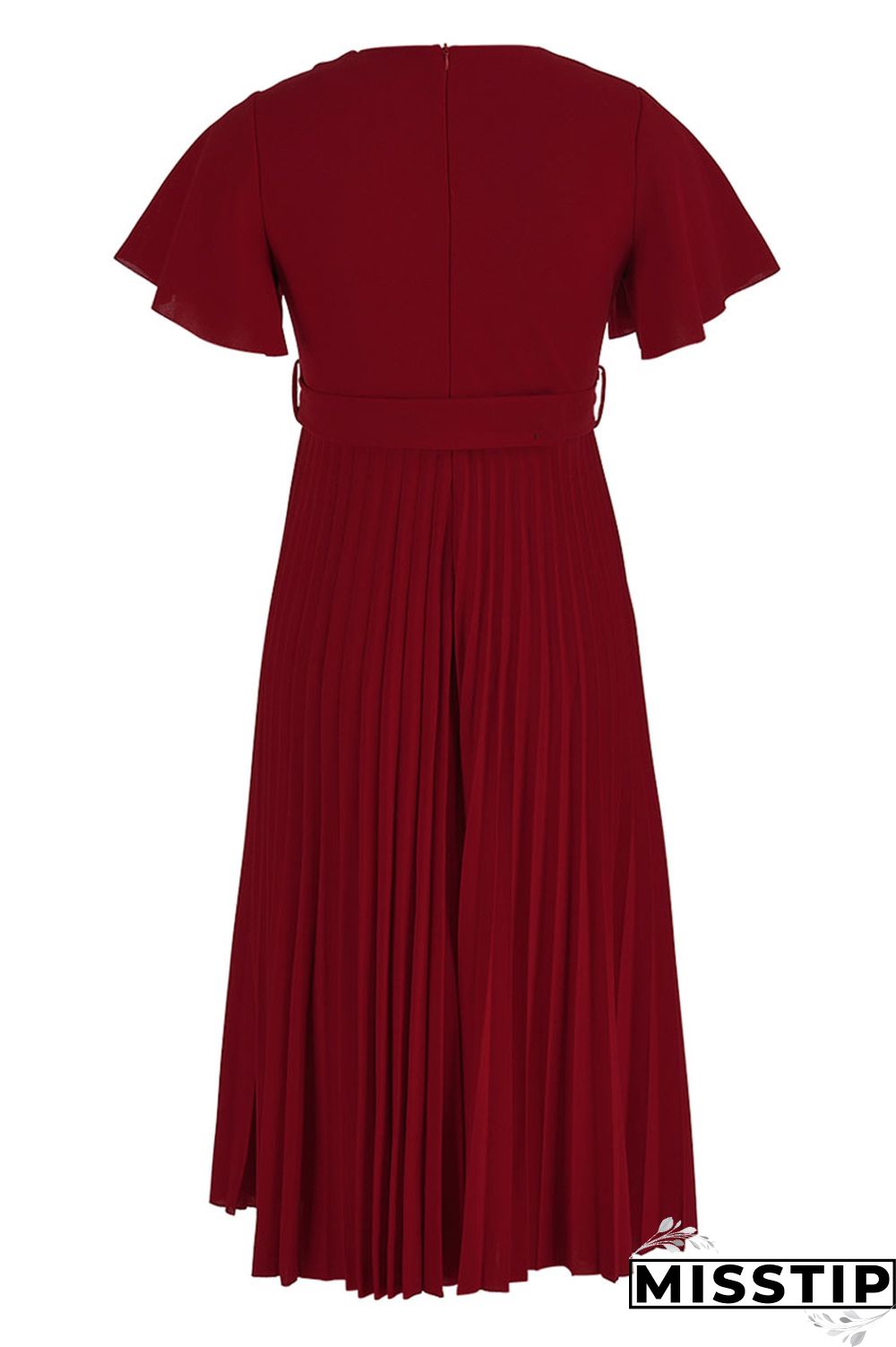 Black Casual Elegant Solid Patchwork Fold O Neck A Line Dresses