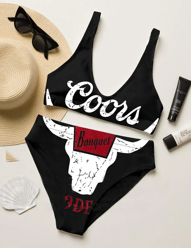 Coors Rodeo Two-Piece Bikini Set