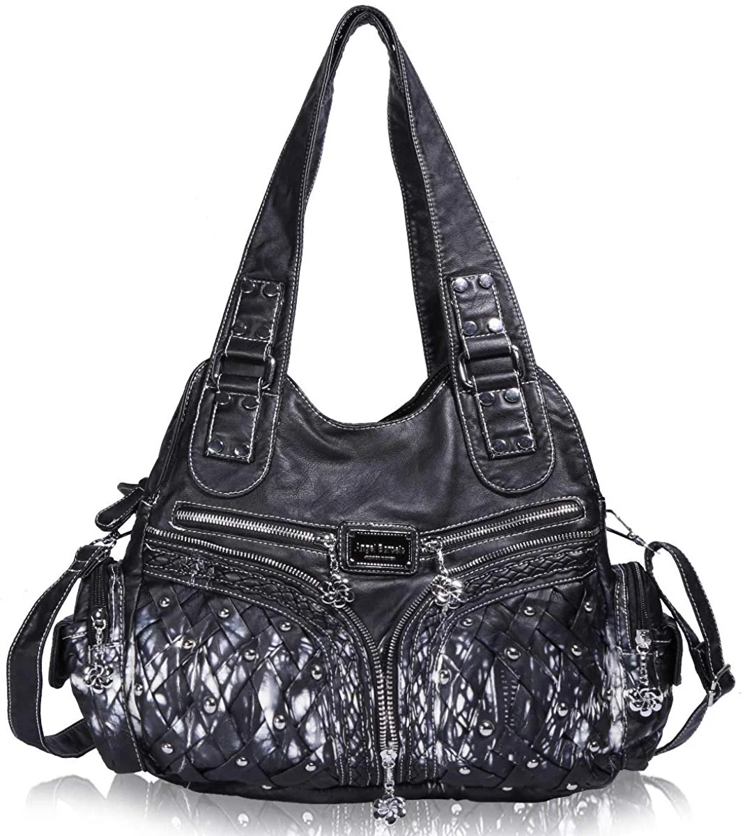 Womens Handbags Ladies Purse Satchel Shoulder Bags Tote Washed Leather Bag