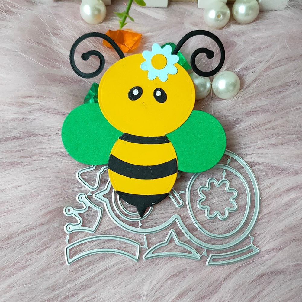 New Bees metal cutting die mould scrapbook decoration embossed photo album decoration card making DIY handicrafts