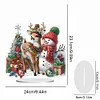 >SALE<Christmas Acrylic Winter Snowman Diamond Painting Desktop Decor for Office Decor