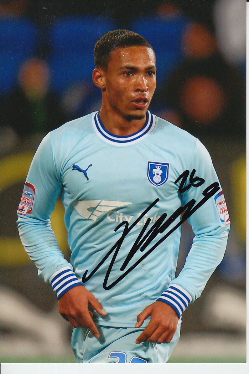 COVENTRY CITY HAND SIGNED JORDAN CLARKE 6X4 Photo Poster painting 4.