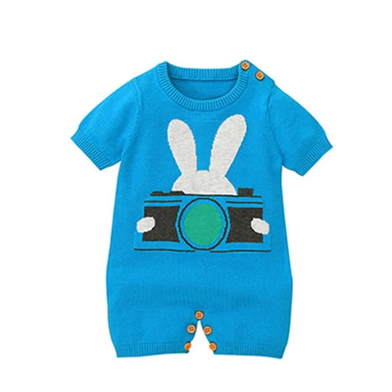 Autumn Winter Infant Baby Romper Newborn Baby Boy Girl Cute Lion Head Braces Clothes Rompers Baby Boys Girls Knitted Rompers