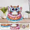 Acryl Donut Eule - 5d DIY Handwerk Ornament