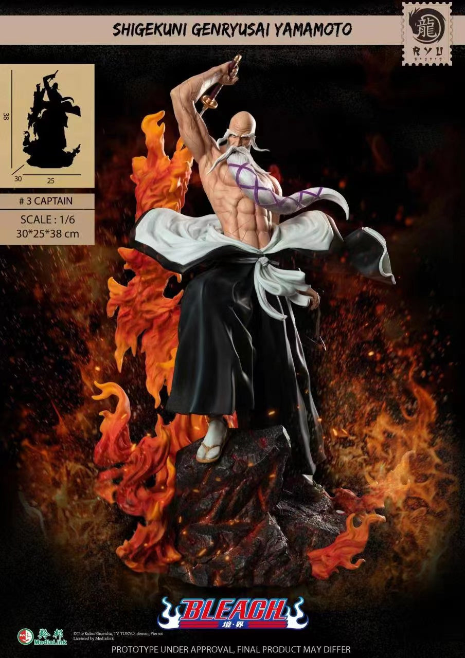 Pre-order Ryu Studio -1/6 Statue GK BLEACH Genryusai Shigekuni Yamamoto