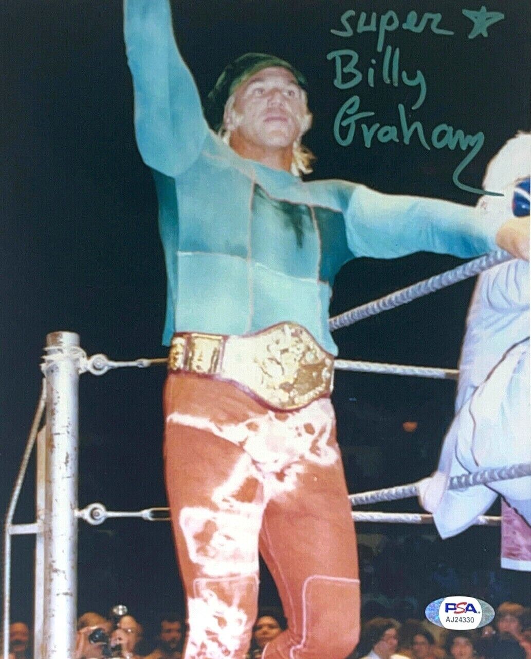 WWE BILLY GRAHAM HAND SIGNED AUTOGRAPHED 8X10 Photo Poster painting WITH PSA DNA COA RARE 3