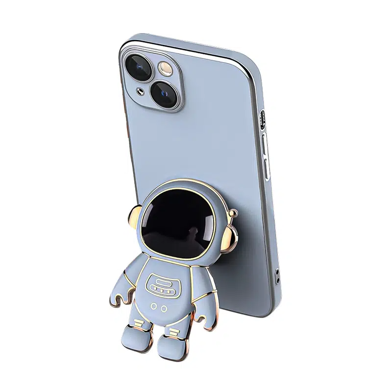 Electroplated Astronaut Case With Hidden Stand For IPhone