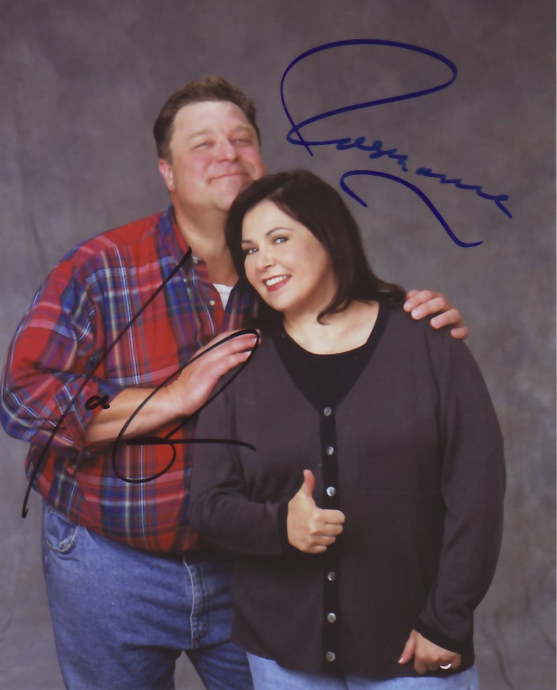 ROSEANNE CAST AUTOGRAPH SIGNED PP Photo Poster painting POSTER