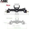AMK 216.4g Brass TRX4M Axle, Extended 20mm TRX4M Portal Axle, TRX4M Brass Axle with Two Servo Mount Options, for 1/18 RC CrawlerCar TRX4M Axle Upgrade Parts