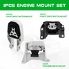 Engine Motor and Transmission Mount Kit Compatible with 2013-2019 Escape 2.0L Turbocharged Engine & 2013-2019 Escape 2.5L Engine & 2014-2022 Transit Connect 2.5L OE A5631 A5520 A5612 Set of 3