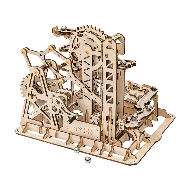ROKR Puzzle 3D Bois | Circuit À Billes Tower Coaster LG504