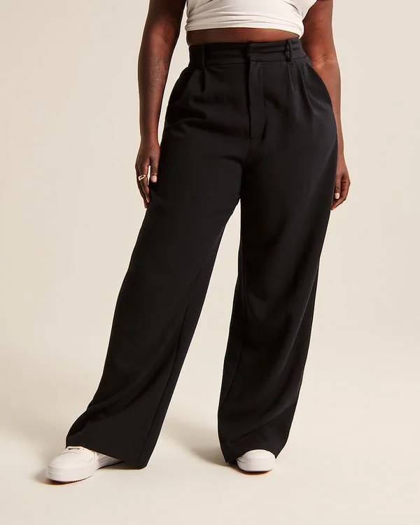 Effortless Tailored Wide Leg Pants