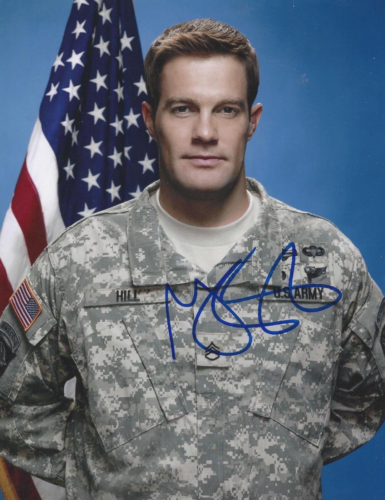 Geoff Stults Autographed 8x10 12 Strong Shipping A177