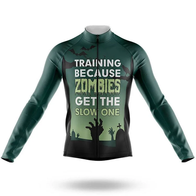 Zombies Men's Long Sleeve Cycling Jersey