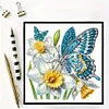 50 Pages DIY Butterfly Flower Diamond Painting Notebook