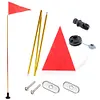 Kayak Flag Mount Kit with Screws Base Boat Flag Mount Set for Kayak Canoe Boat