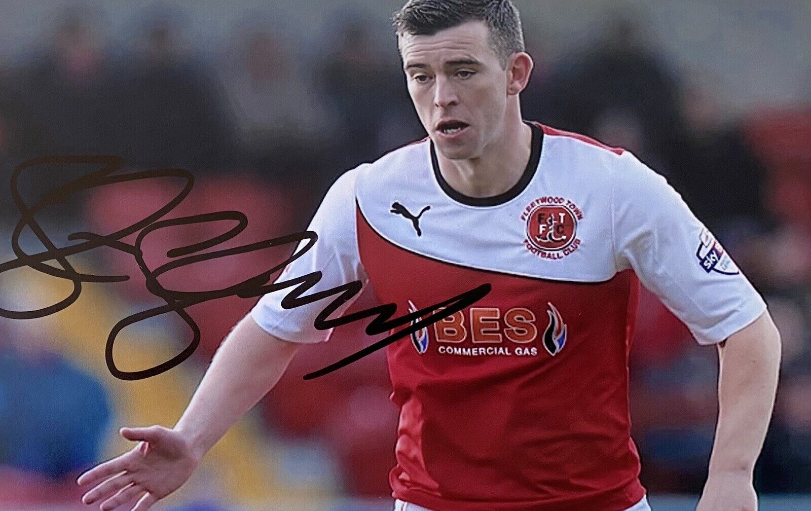 Steven Schumacher Genuine Hand Signed Fleetwood Town 6X4 Photo Poster painting