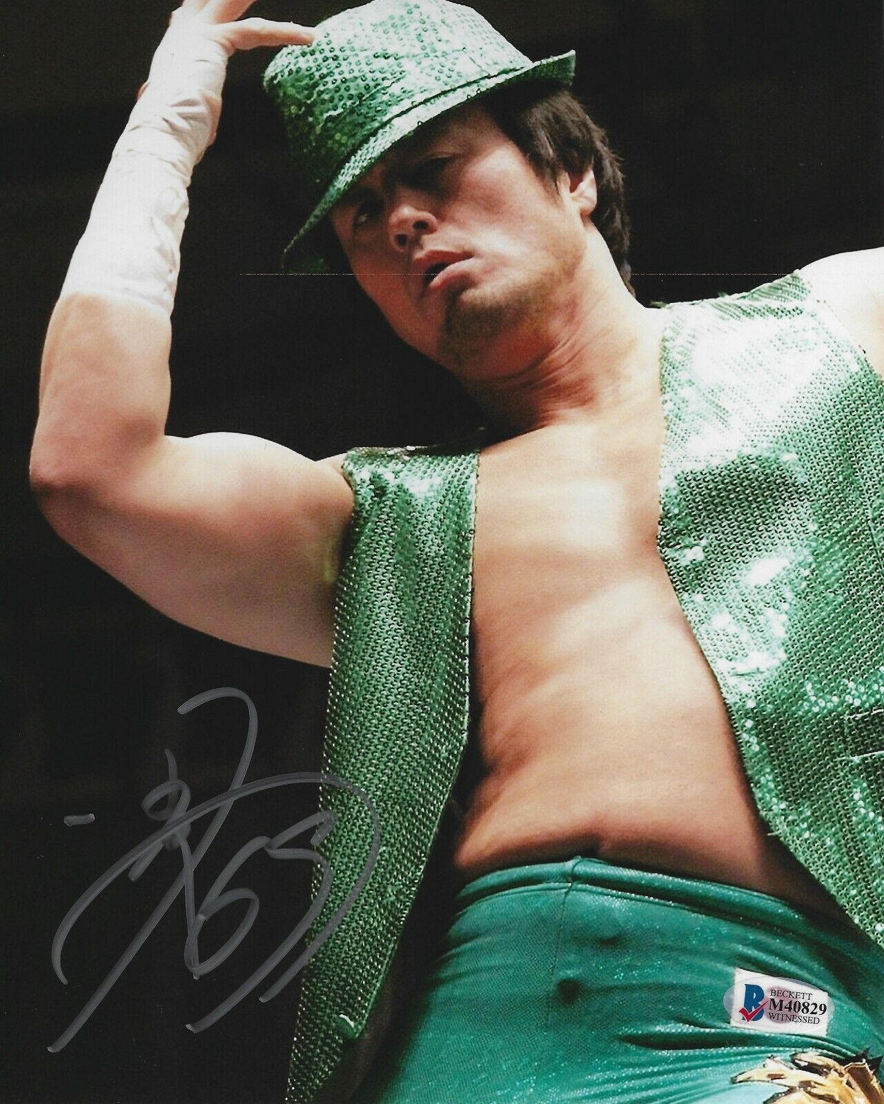 Ryusuke Taguchi Signed 8x10 Photo Poster painting BAS Beckett COA New Japan Pro Wrestling Auto 7