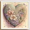 Flower Heart - 11CT Stamped Cross Stitch 50*50cm tapestrymarket