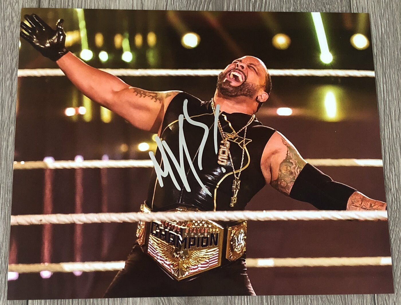 MVP MONTEL VONTAVIOUS PORTER SIGNED AUTOGRAPH WWE RAW 8x10 Photo Poster painting C w/EXACT PROOF