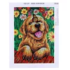 Dog  | Crystal Rhinestone  | Full Round Diamond Painting Kits