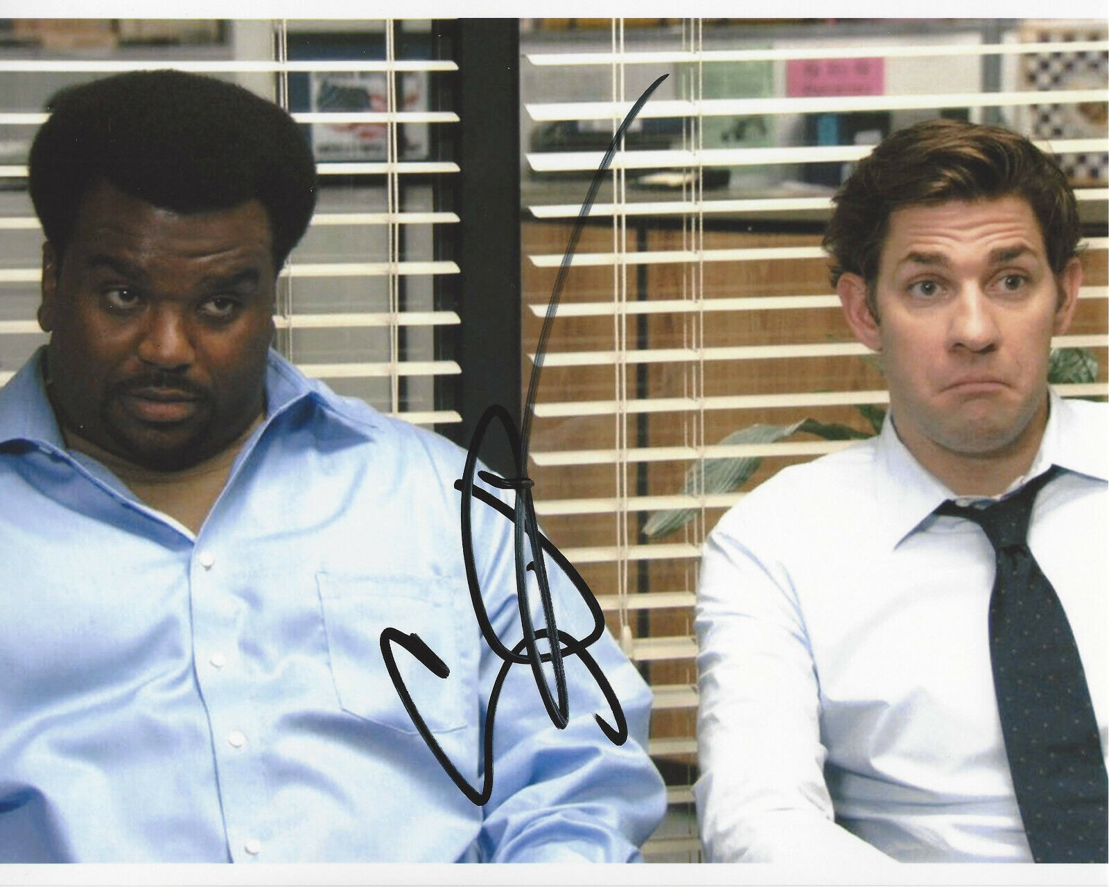 CRAIG ROBINSON SIGNED AUTHENTIC 'THE OFFICE' DARRYL 8X10 Photo Poster painting 1 w/COA ACTOR