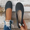 Gioiacombo&trade; Nuove scarpe casual piatte in maglia traspirante da donna