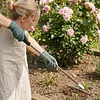 Thatch Rakes for Lawns 15.4 Inch Wide Lawn Rake for Leaves and Grass with Long Handle & 11 Curved Tines for Garden Yard Soil Loosening Grass Cleaning