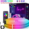 Flexible Neon Strip Light IP67 Waterproof LED Neon Light Strip for Bedroom Decor