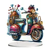 Diamond Painting Acrylic Mechanical Motorcycle Special Shaped Drill Desktop Ornaments Kit