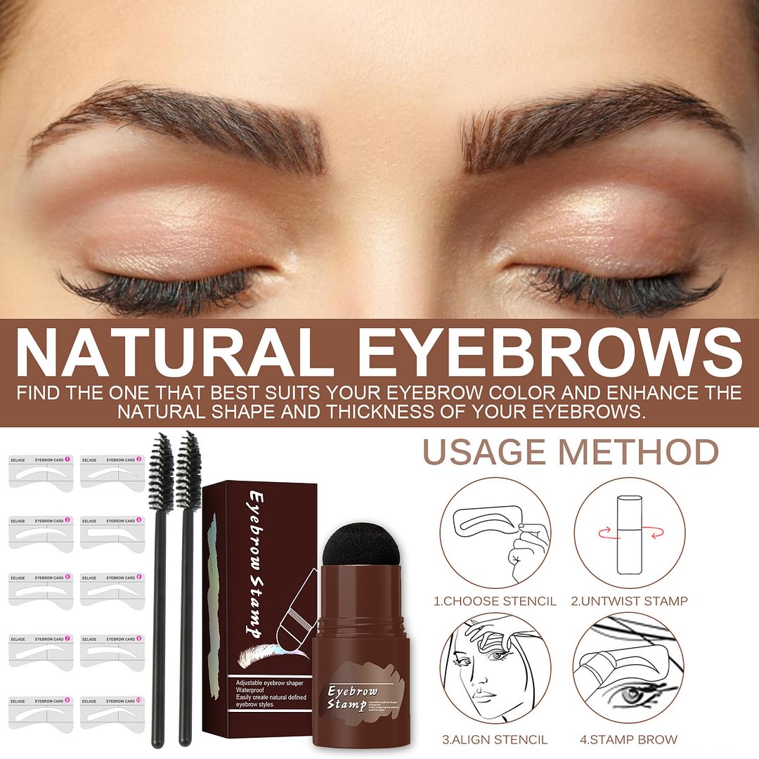 Perfect Brows Stencil & Stamp Kit 