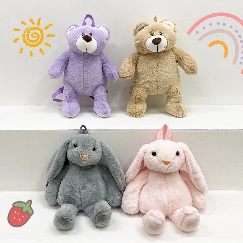 Bear Plush Toy Backpack Grab New Cartoon Doll Rabbit Fashion Leisure Backpack