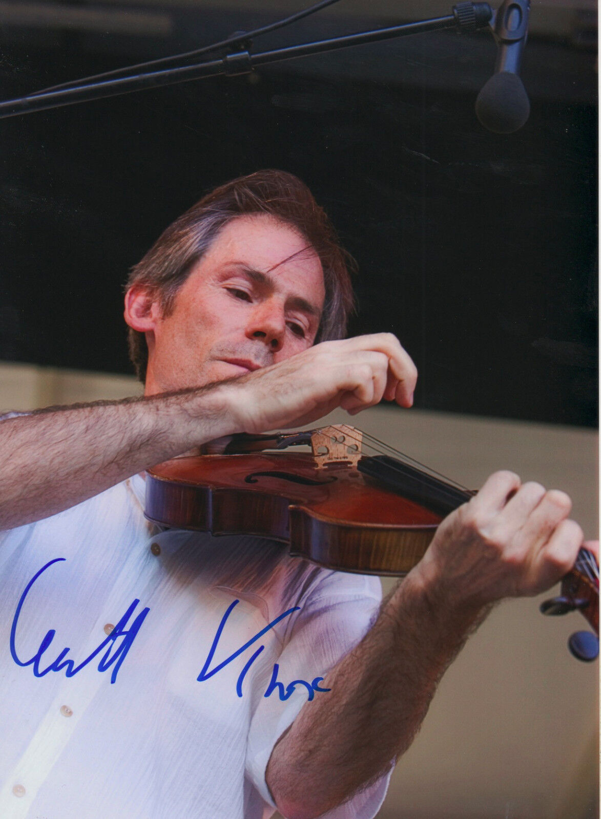 Garth Knox Violinist signed 8x12 inch Photo Poster painting autograph
