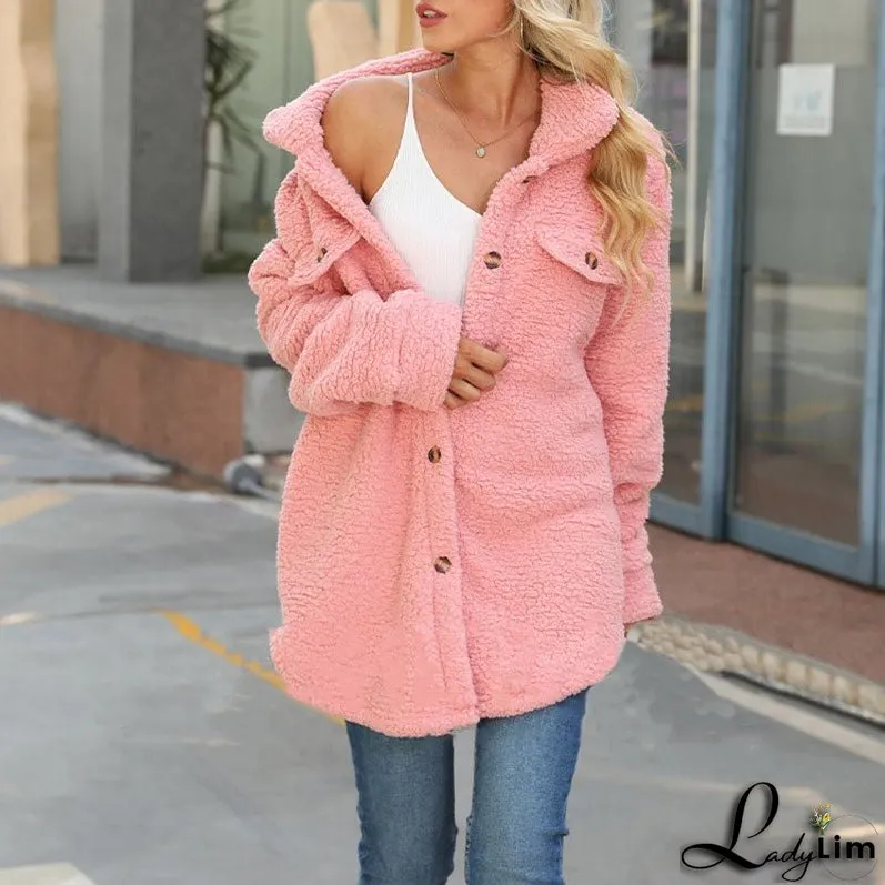 Casual Warm Plush Coat