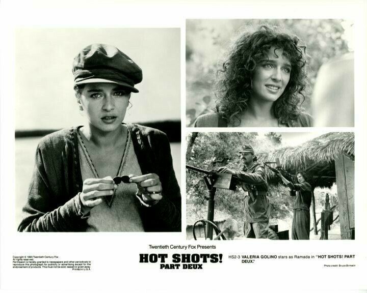 Valeria Golino Hot Shots Part Deux Original Press 8X10 Photo Poster painting