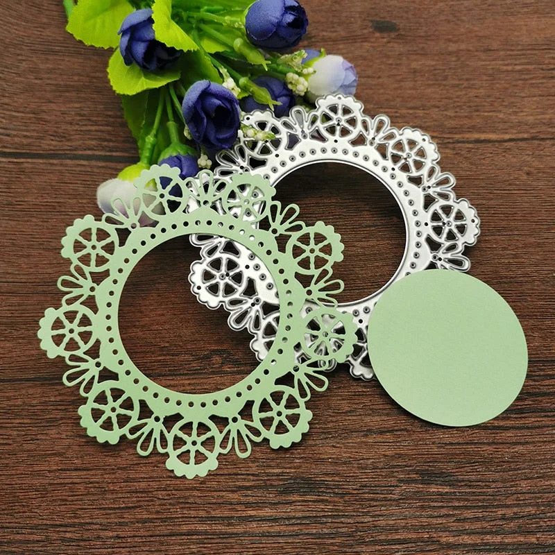 Vintage lace Metal Cutting Dies Craft Stamps die Cut Embossing Card Make Stencil