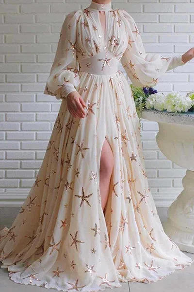 Elegant Instance Sequin Maxi Dress