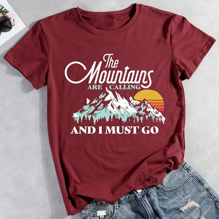 PSL  mountains are calling and i must go Hiking Tees -012192