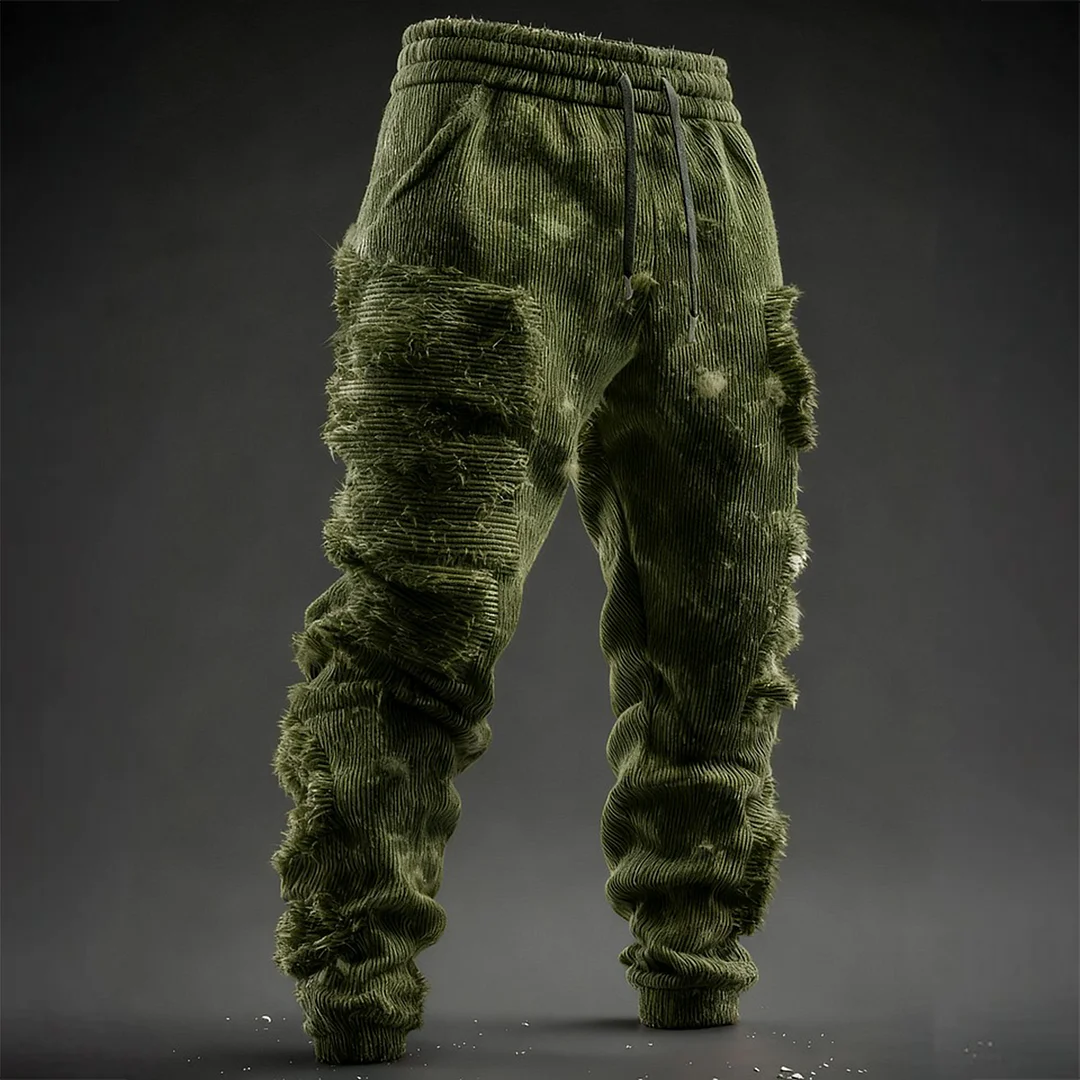 Men's Christmas 3D Print Art Casual Knit Pants