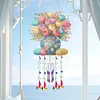 Double Sided Colorful Pattern 5D DIY Crystal Rhinestone Wind Bell Suncatcher Hanging Kits