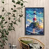 Diamond Painting-DIY Full Round Drill Lighthouse（40*60CM)