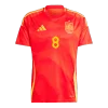 FABI&Aacute;N #8 Spain Home Soccer Jersey EURO 2024