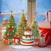 Diamond Painting Acrylic Christmas Tree And Cake Desktop Kits for Home Decor